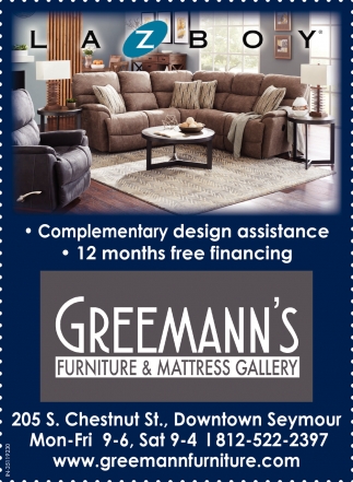 Complementary Design Assistance , Greemann's Furniture & Mattress