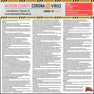 COVID-19 Update, Jackson County